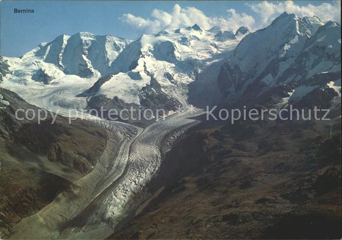 Gletscher Morteratsch Pontresina Piz Palü Bellavi
