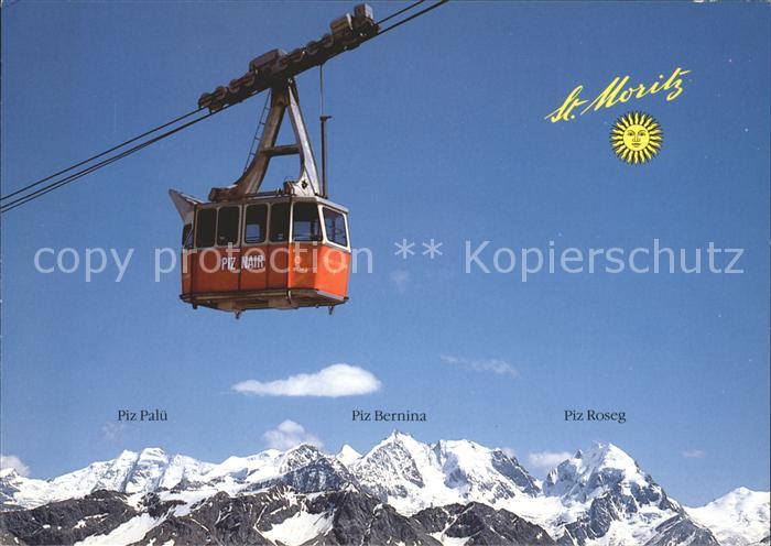 Seilbahn Corviglia-Piz Nair St. Moritz Berninagruppe