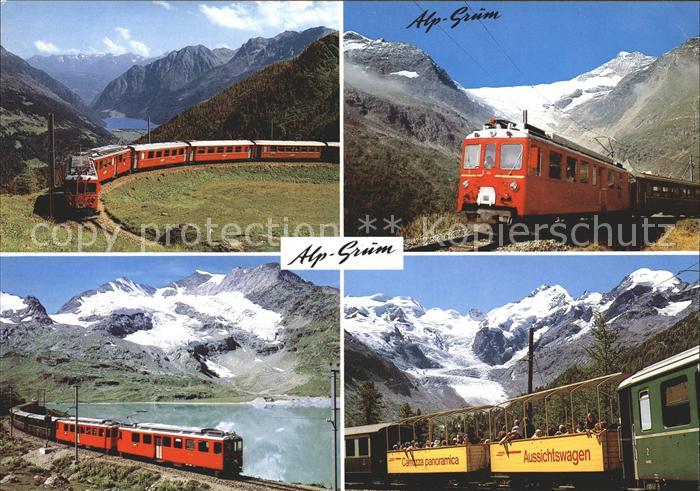 Eisenbahn Alp Grüm Berninapass