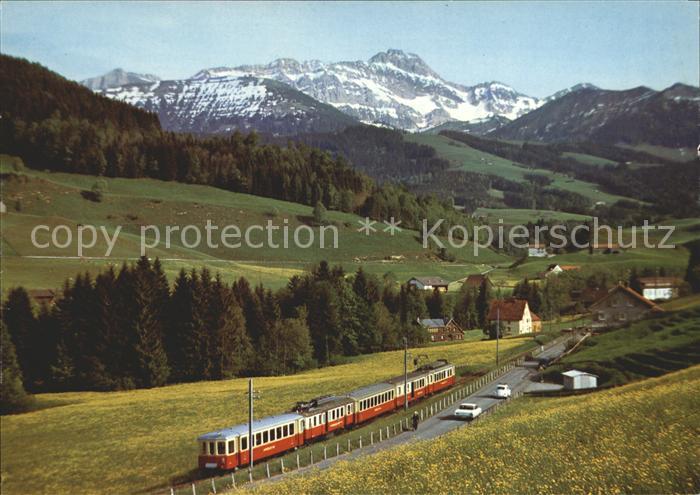 Eisenbahn Appenzellerbahn Saentis