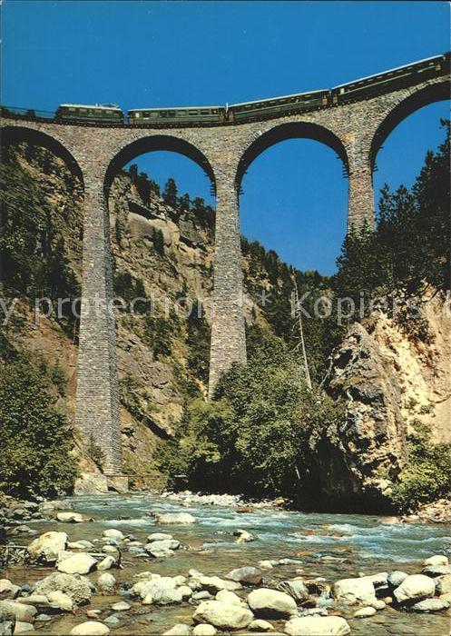 Viadukte Viaduc Landwasser Rhaetische Bahn Filisur