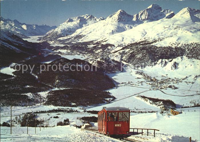 Zahnradbahn Muottas Muragl Oberengadin