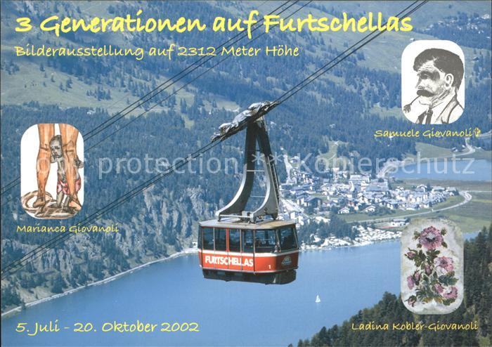 Seilbahn Furtschellas Einladung Vernissage Giovanoli