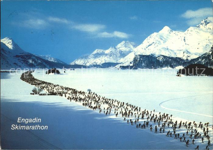 Ski-Langlauf Engadin Skimarathon