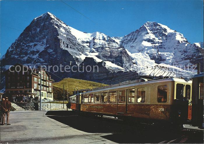 Eisenbahn Kleine Scheidegg Eiger Moench
