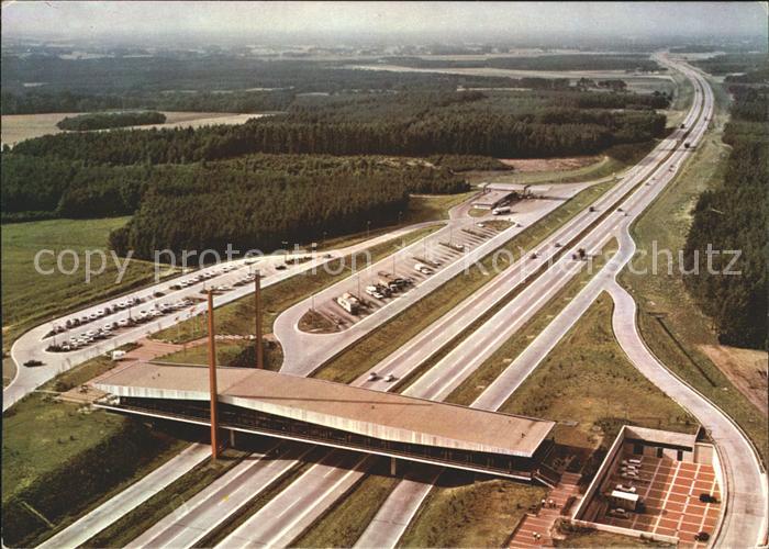 Autobahn Bundesautobahn-Brueckenrasthaus Dammer Berge