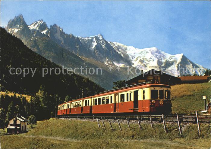 Eisenbahn Le Fayet-Martigny Chamonix-Mont-Blanc