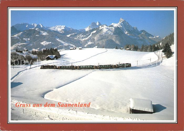 Eisenbahn Schoenried Gummifluh Rueblihorn