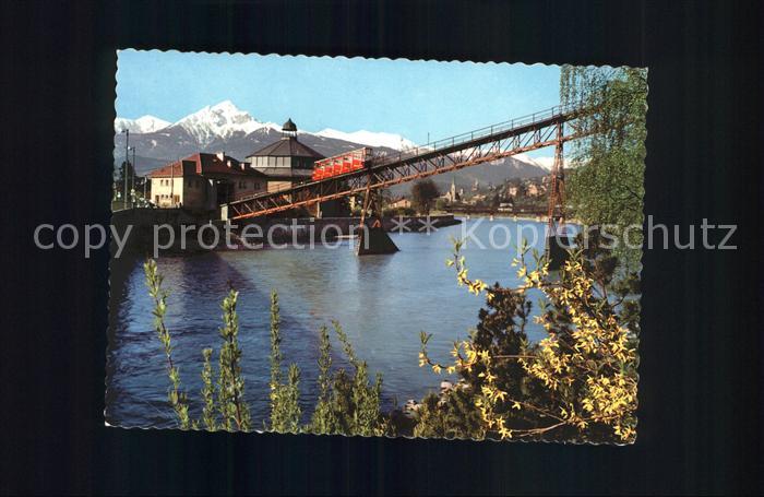 Zahnradbahn Hungerburgbahn Talstation Nockspitze Innsbruck Riesenrundgemaelde