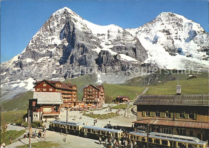 Eisenbahn Kleine Scheidegg Eiger Mönch