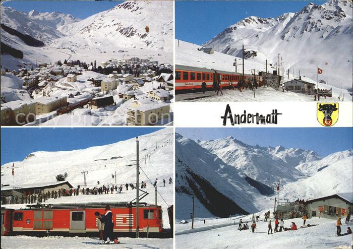 Eisenbahn Andermatt Skigebiet Naetschen