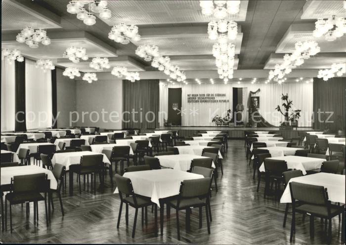 Masserberg FDGB Erholungsheim Otto Grotewohl Speisesaal