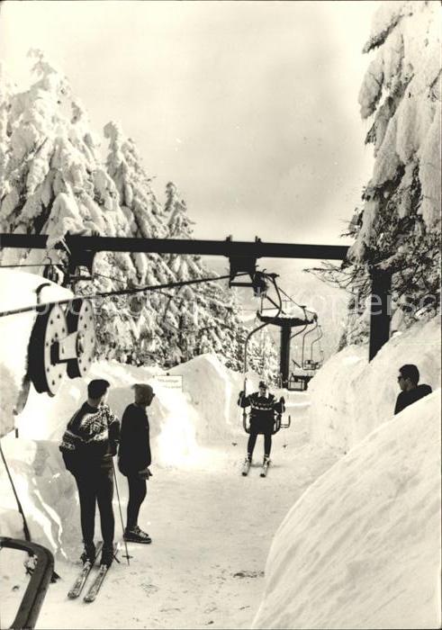 Oberwiesenthal Erzgebirge Grosser Sessellift