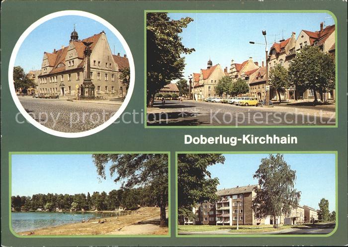 Kirchhain Doberlug-Kirchhain Markt Rathaus Strandbad Bahnhofstrasse