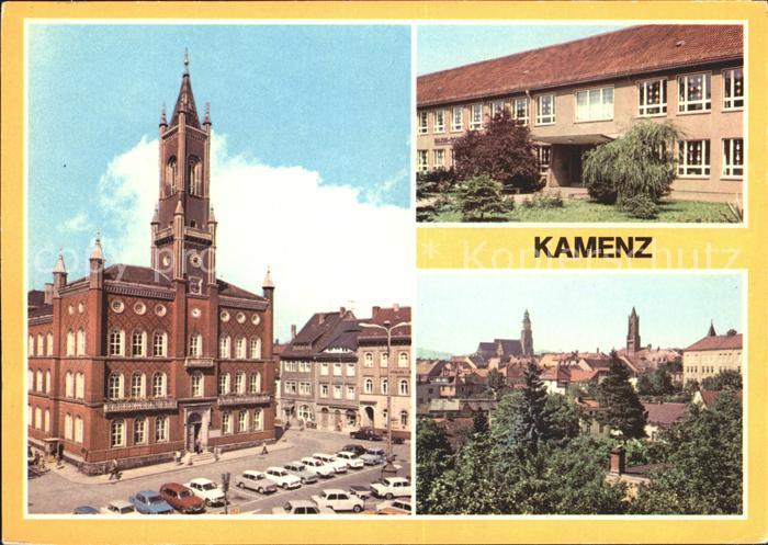 Kamenz Sachsen Rathaus Oberschule Maxim Gorki