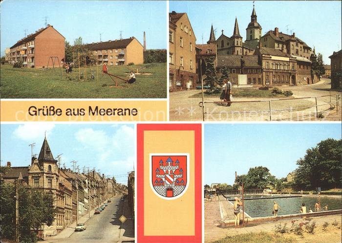 Meerane Steile Wand Schwimmbad Ernst-Thaelmann-Platz Friedrich-Engels-Ring