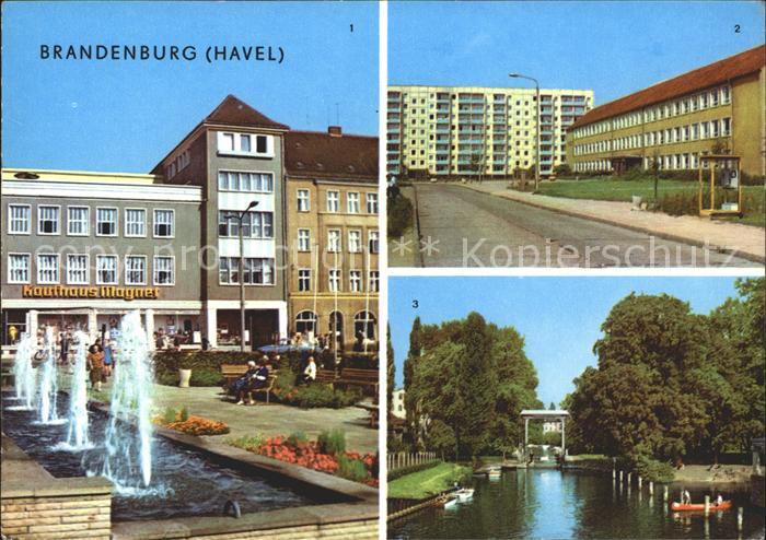 Brandenburg Havel Kaufhaus Magnet Stadtschleuse