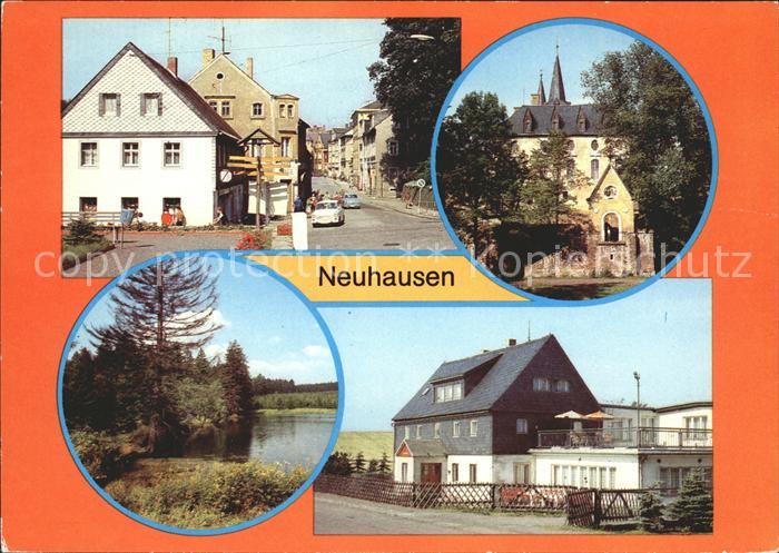 Neuhausen Marienberg Schloss Purschenstern Bahnhofstrasse Ferienheim Dachsbaude