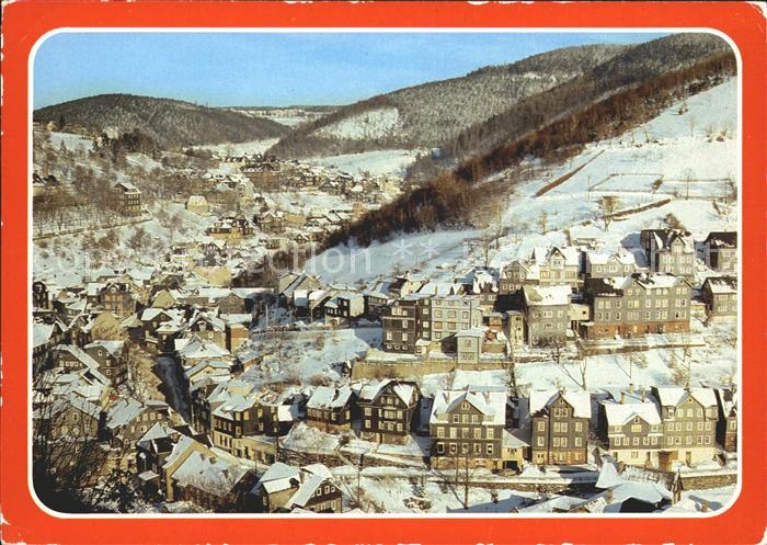 Lauscha Fliegeraufnahme im Winter