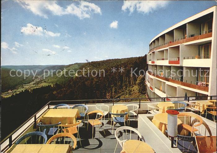 Wildbad Schwarzwald Sommerberg-Hotel Terrasse