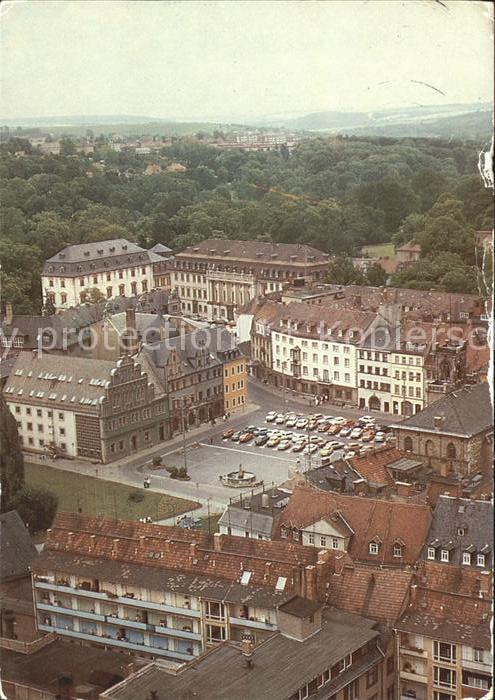 Weimar Thueringen Fliegeraufnahme Markt