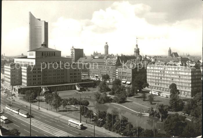 LEIPZIG Sachsen Oper und Universitaetsgebaeude