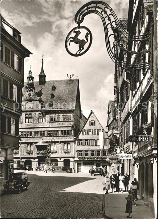 TueBINGEN BW Marktplatz Rathaus