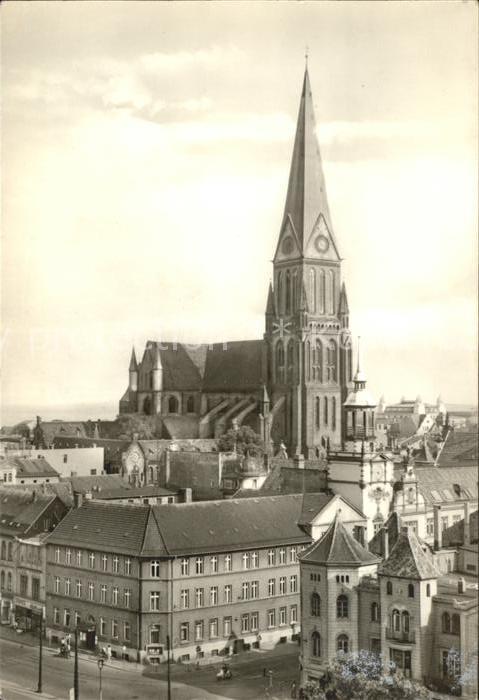 Schwerin Mecklenburg Dompartie