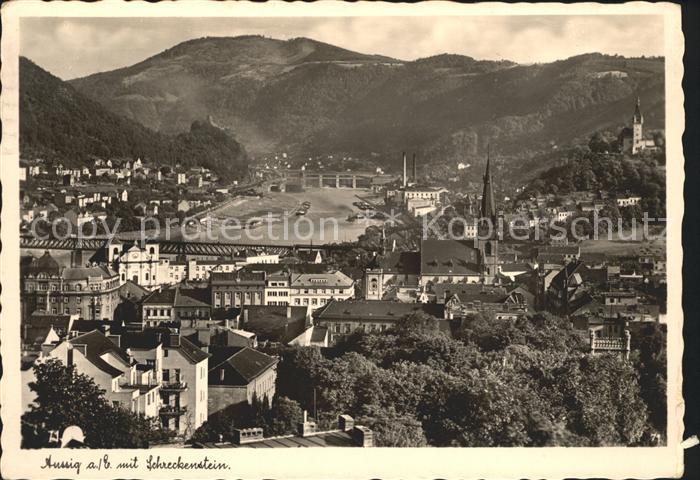 Aussig Tschechien mit Schreckenstein