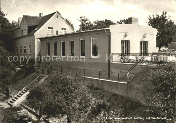 Weissenfels Saale HO TerrassenCafe Leissling
