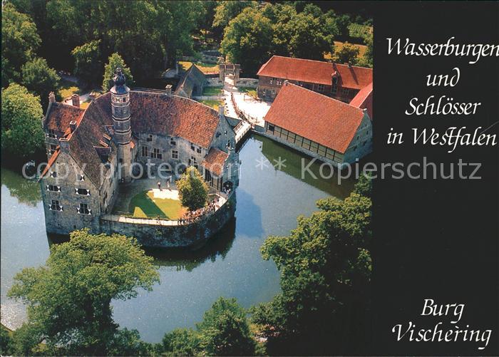 Westfalen Region Fliegeraufnahme Burg Vischering