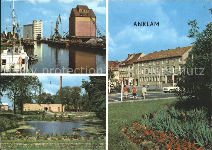 Anklam Peenehafen Schwimmhalle Marktplatz