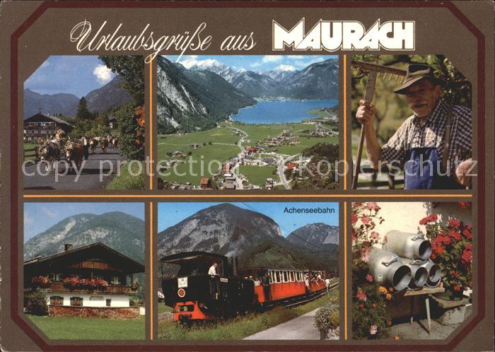 Maurach Tirol mit Achenseebahn
