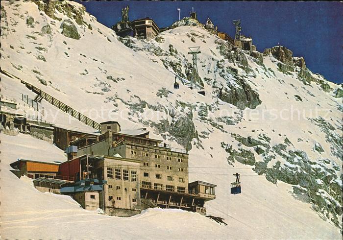 Zugspitze mit Hotel Schneefernerhaus