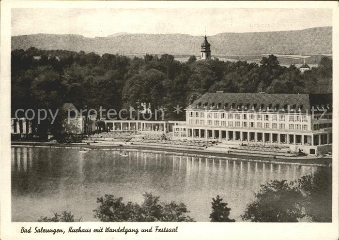 Bad Salzungen Kurhaus Wandelgang mit Festsaal