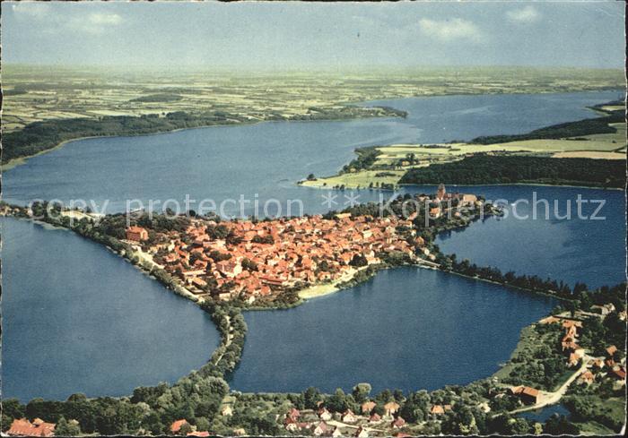 Ratzeburg Schleswig-Holstein Fliegeraufnahme Inselstadt