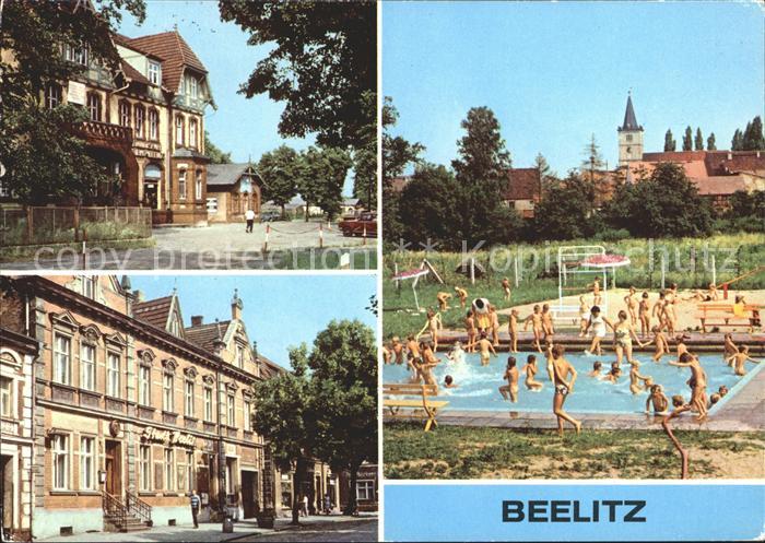 Beelitz Mark Schwimmbad HO Gaststaette Stadt Beelitz