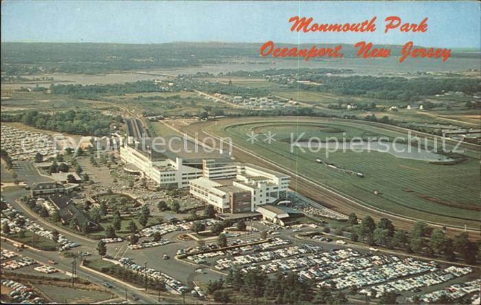 New Jersey Monmouth Park Oceanport Air view