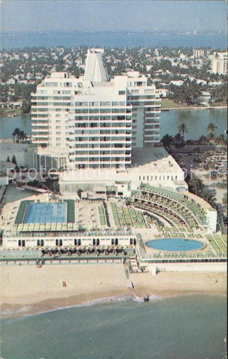 Miami Beach Eden Roc Hotel Cabana and Yacht Club Air view
