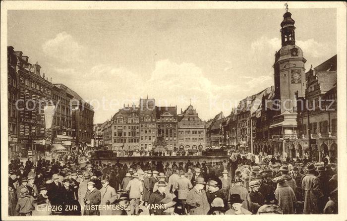 LEIPZIG Sachsen Mustermesse Markt