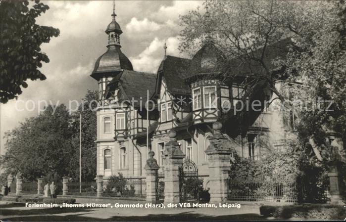 Gernrode Harz Ferienheim Thomas Muenzer des VEB Leipzig