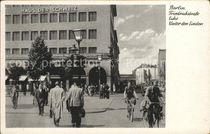 BERLIN  CITY Friedrichstrasse Haus der Schweiz