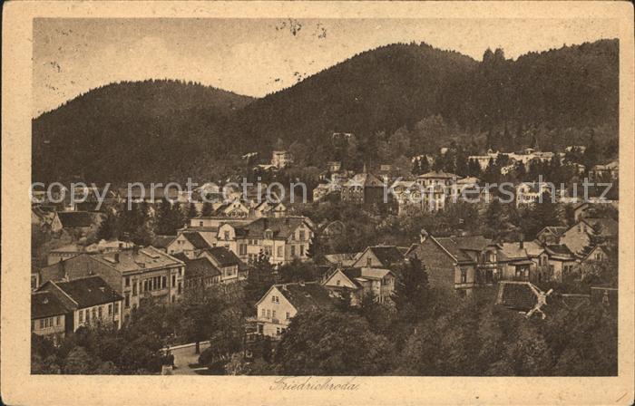 Friedrichroda Stadtblick