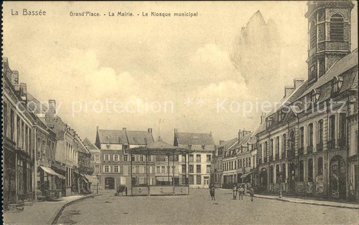 La Bassée Grand Place La Mairie Le Kiosque municipal
