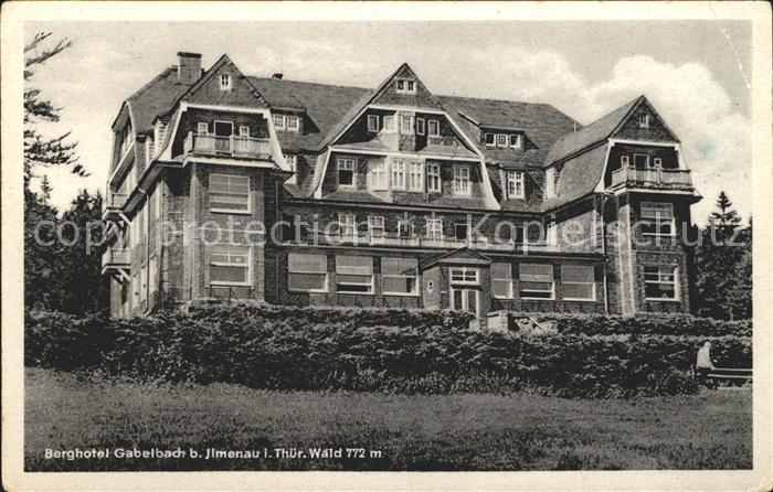 Ilmenau Thueringen Berghotel Gabelbach
