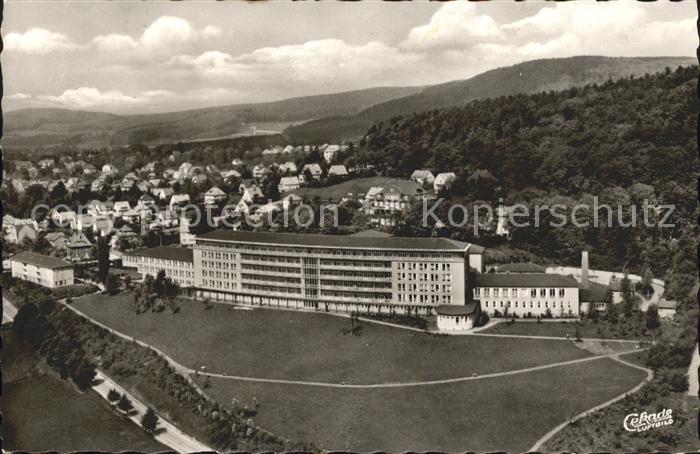 Bad Pyrmont Versorgungskrankenhaus Fliegeraufnahme