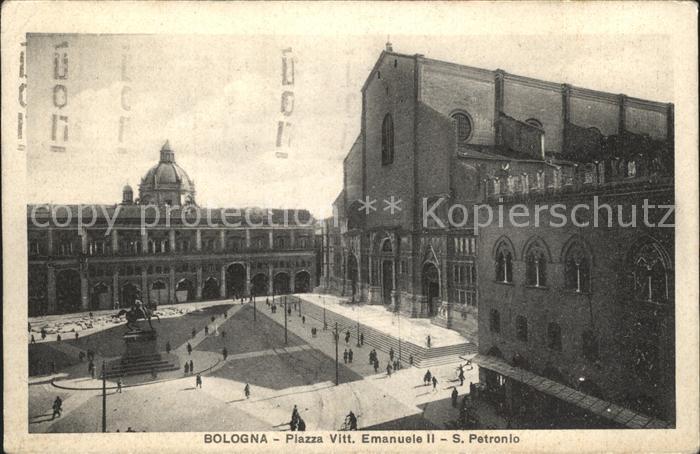 Bologna Piazza Vittorio Eanuele II S Petronio