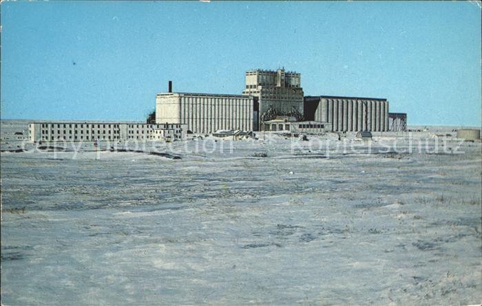 Manitoba National Harbours Board Grain Elevators Stand Silent for the Winter