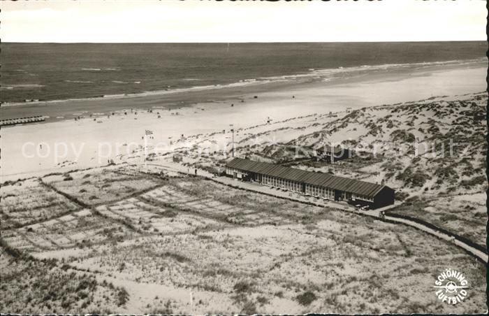 Norderney Nordseebad Ostbad Weisse Duene Fliegeraufnahme