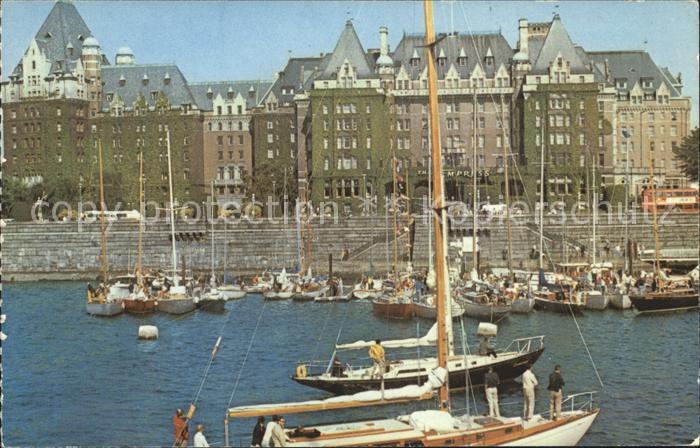 Victoria British Columbia Empress Hotel Inner Harbour